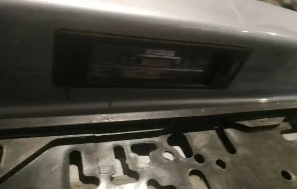 Opel Astra H Number plate light