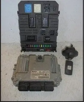 Engine ECU kit and lock set