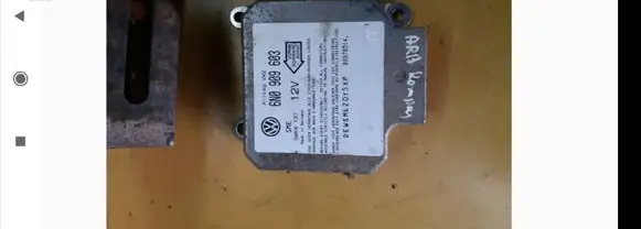Volkswagen Sharan Airbag control unit/module 6N0909603