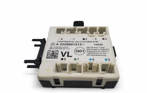 Mercedes-Benz S W222 Door control unit/module A2229001512