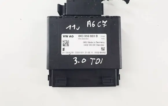 Audi A6 C7 Voltage converter/converter module 8K0959663b-c7 8k0959663b