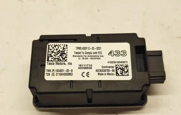 Tesla Model X Tire pressure control unit 103460100B
