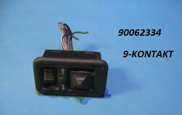 Opel Astra F Wing mirror switch 90062334