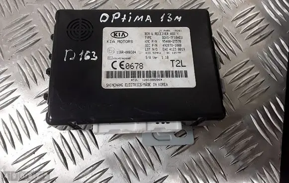 KIA Optima Engine control unit/module 954002t570 49287q1000 sekstf10aeu