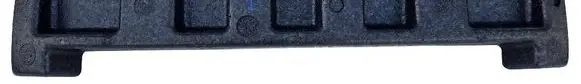 Front bumper foam support bar
