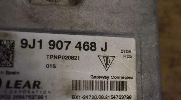 Porsche Taycan 9J1 Trunk lid opening control unit 9J1907468J555525