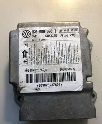 Volkswagen Golf V Airbag control unit/module 1K0909605T 5WK43412