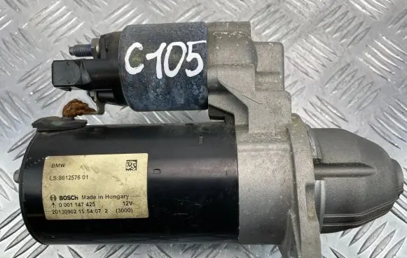 BMW 5 F10 F11 Starter motor 861257601 20130902 0001147425