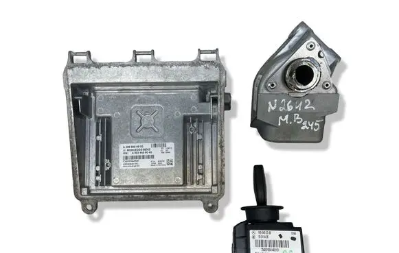 Mercedes-Benz B W245 Engine ECU kit and lock set A2669000900 5WK90848 A0034466040
