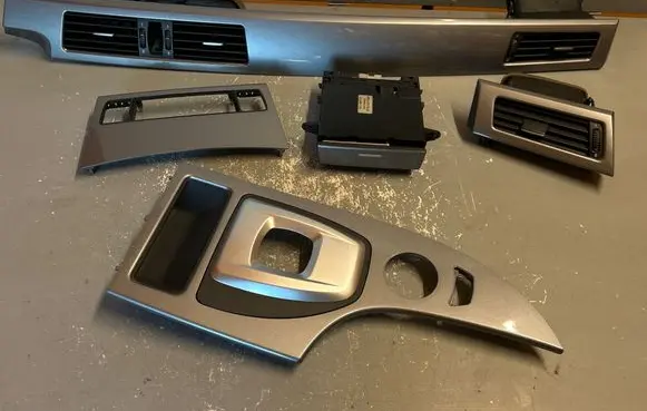 BMW 5 E60 E61 Center console decorative trim 7129233 528506 14121810