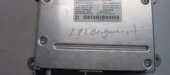 Mercedes-Benz S W221 Bluetooth control unit module A2168206526