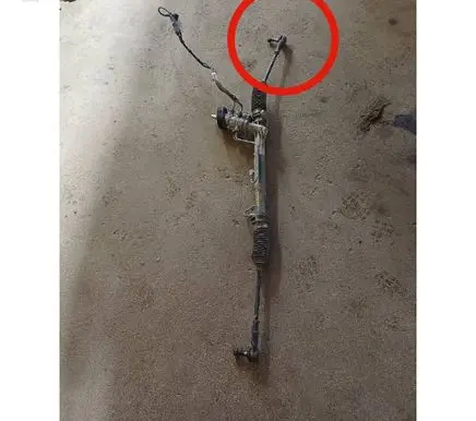 Skoda Fabia Mk1 (6Y) Steering rack 6Q1423051AL 001326E4051AL 6Q1423105