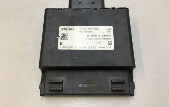 Audi A6 S6 C7 4G Voltage converter/converter module 8K0959663 111002109 CDG001