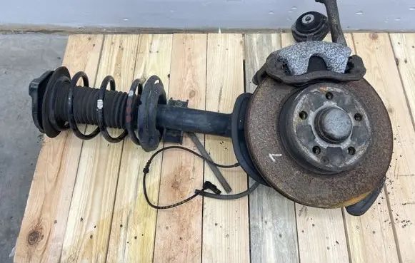 Mercedes-Benz E A207 Front shock absorber with coil spring A2073207138