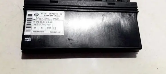 BMW 5 E60 E61 Comfort/convenience module 6135697871302 5wk49111