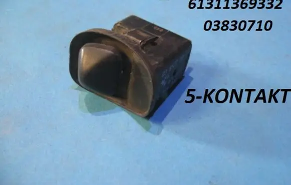 BMW 5 E34 Wing mirror switch 61311369332 03830710