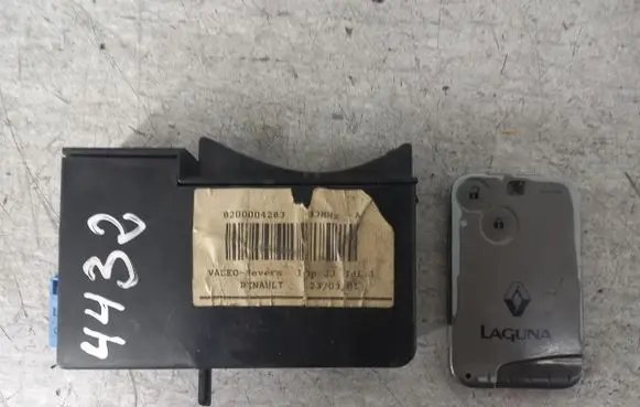Renault Laguna II Ignition key card reader 8200004283