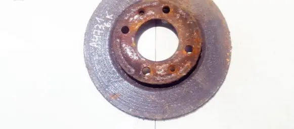 Peugeot 206 Rear brake disc neventiliuojamas