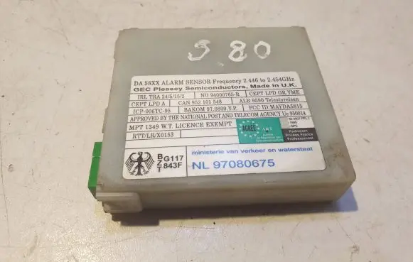 Volvo S80 Alarm control unit/module 9472937 97080675