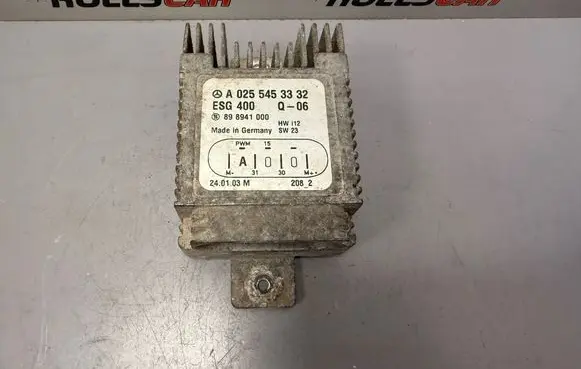 Coolant fan relay