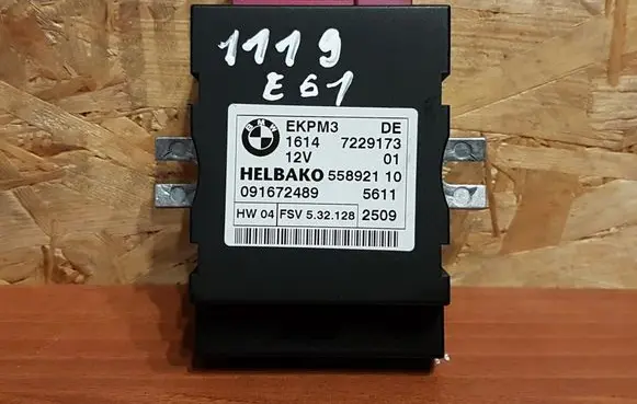 BMW 5 E60 E61 Fuel injection pump control unit/module 1119 7229173