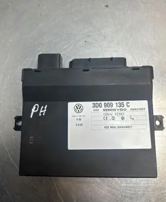Volkswagen Phaeton Keyless (KESSY) go control unit/module 3D0909135C 5WK48827 5WK47022