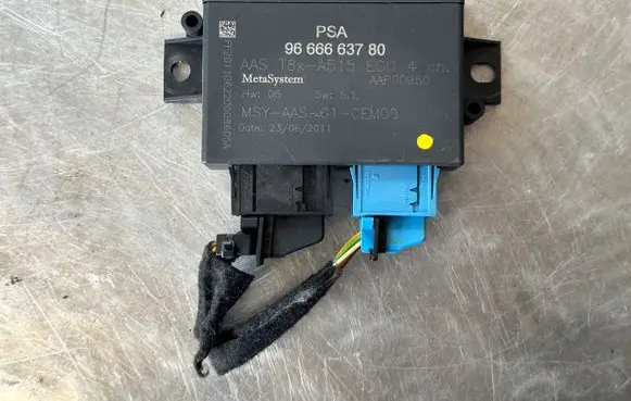 Peugeot 3008 I Parking PDC control unit/module 9666663780