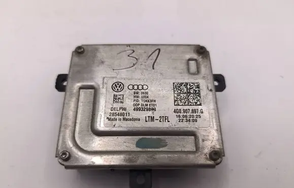 Volkswagen PASSAT B8 Headlight ballast module Xenon 4G0907697G 49932983 28548011