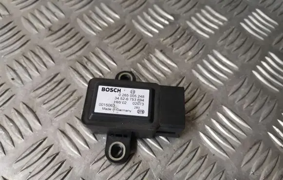 BMW X5 E53 ESP acceleration yaw rate sensor 0265005248 34526753694 6753694