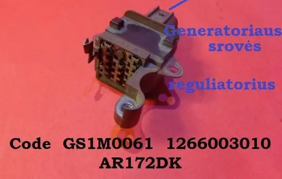 Toyota RAV 4 (XA30) Generator/alternator part GS1M0061 1266003010 AR172DK