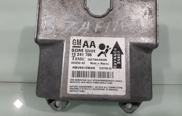Opel Zafira B Airbag control unit/module 13241766