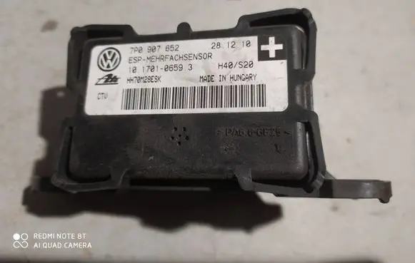 Volkswagen Touareg II ESP acceleration yaw rate sensor 7P0907652 10170106593