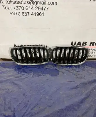 Front bumper upper radiator grill