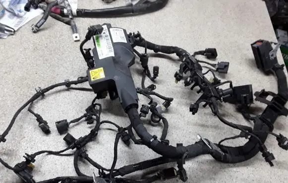 Engine installation wiring loom