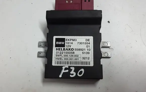 BMW 3 F30 F35 F31 Fuel injection pump control unit/module 7301554XAUTOPX 7301554