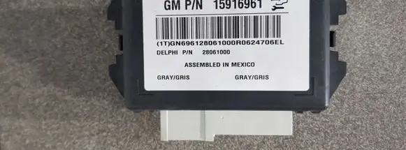 Chevrolet Captiva Other control units/modules 15916961