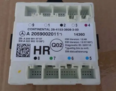 Mercedes-Benz C W205 Door control unit/module A2059002011