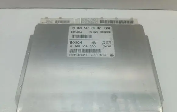 Mercedes-Benz A W168 ESP (stability system) control unit 1685453532 0265109630 A1685453532