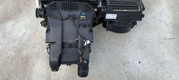 Interior heater climate box assembly