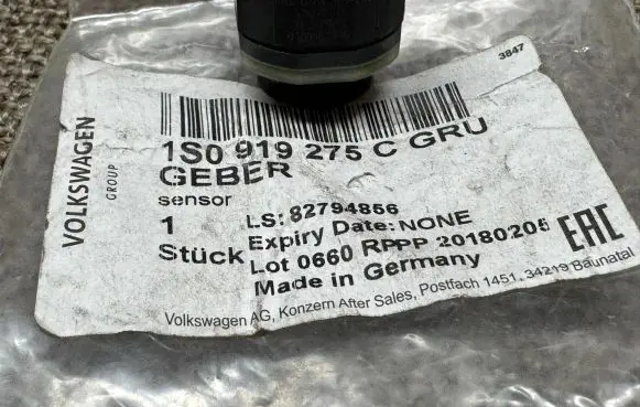 Volkswagen Tiguan Parking PDC sensor 1S0919275C 82794856