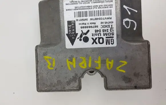Opel Zafira B Airbag control unit/module 13246046