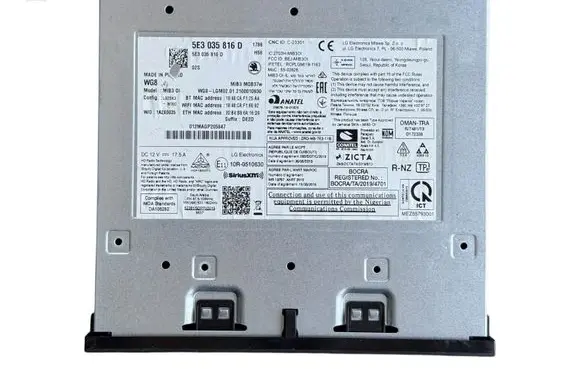 Skoda Octavia Mk4 Navigation unit CD/DVD player 5E3035816D