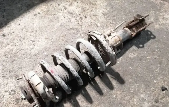 Volvo XC90 Front shock absorber with coil spring 30645515A