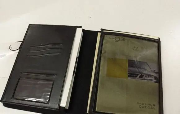 Saab 9-3 Ver2 Owners service history hand book