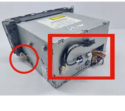 Mercedes-Benz C W204 Sound system wiring loom 0015451530 115341351A