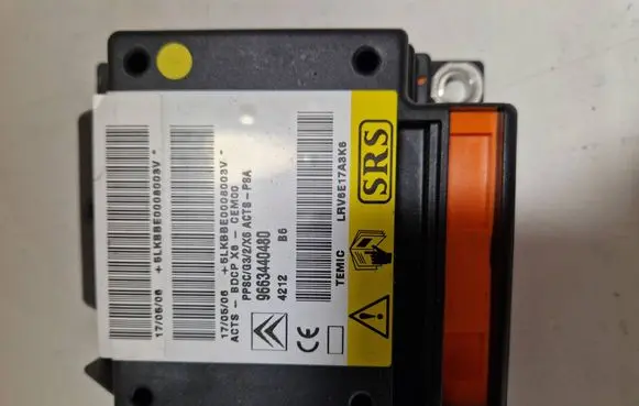 Citroen C6 Airbag control unit/module 9663440480