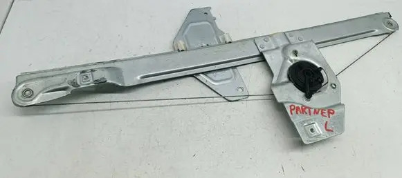 Peugeot Partner Front window lifting mechanism without motor 9802389280