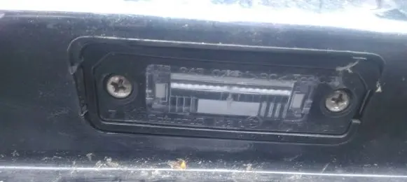 Volkswagen Golf V Number plate light