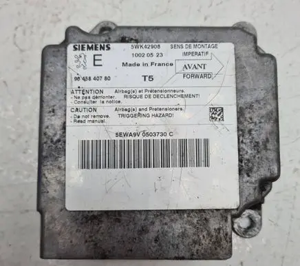 Peugeot 307 Airbag control unit/module 9645840780 10020523 5WK42908