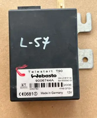 KIA Sorento Auxiliary heating control unit/module L01810104 9006744A 0342780